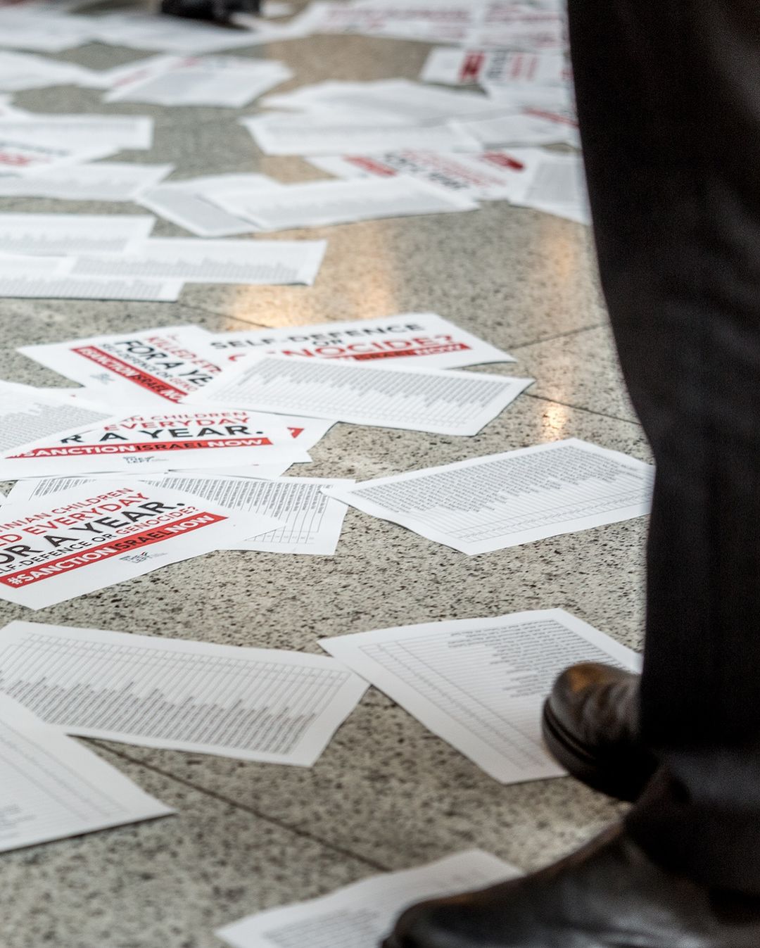 European Parliament Members Protest Gaza Deaths