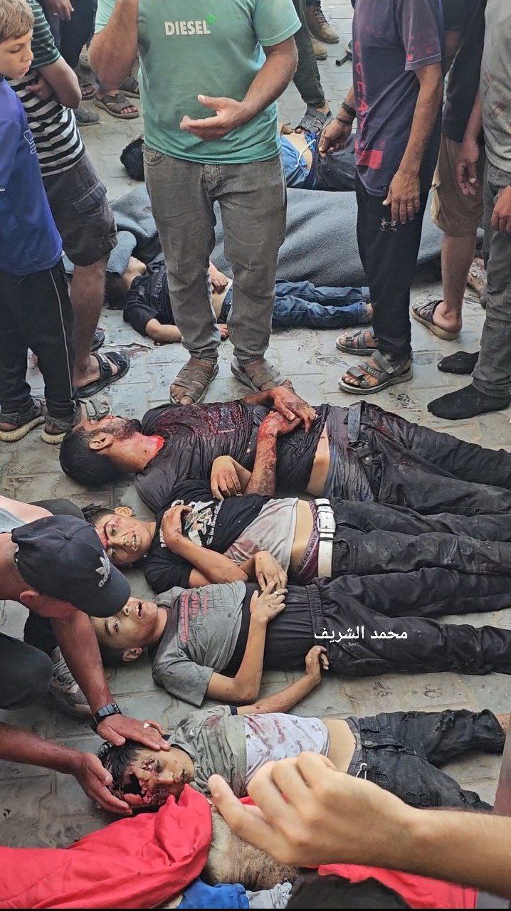 Massacre in Al-Shati Camp Kills Ten Civilians Mostly Children