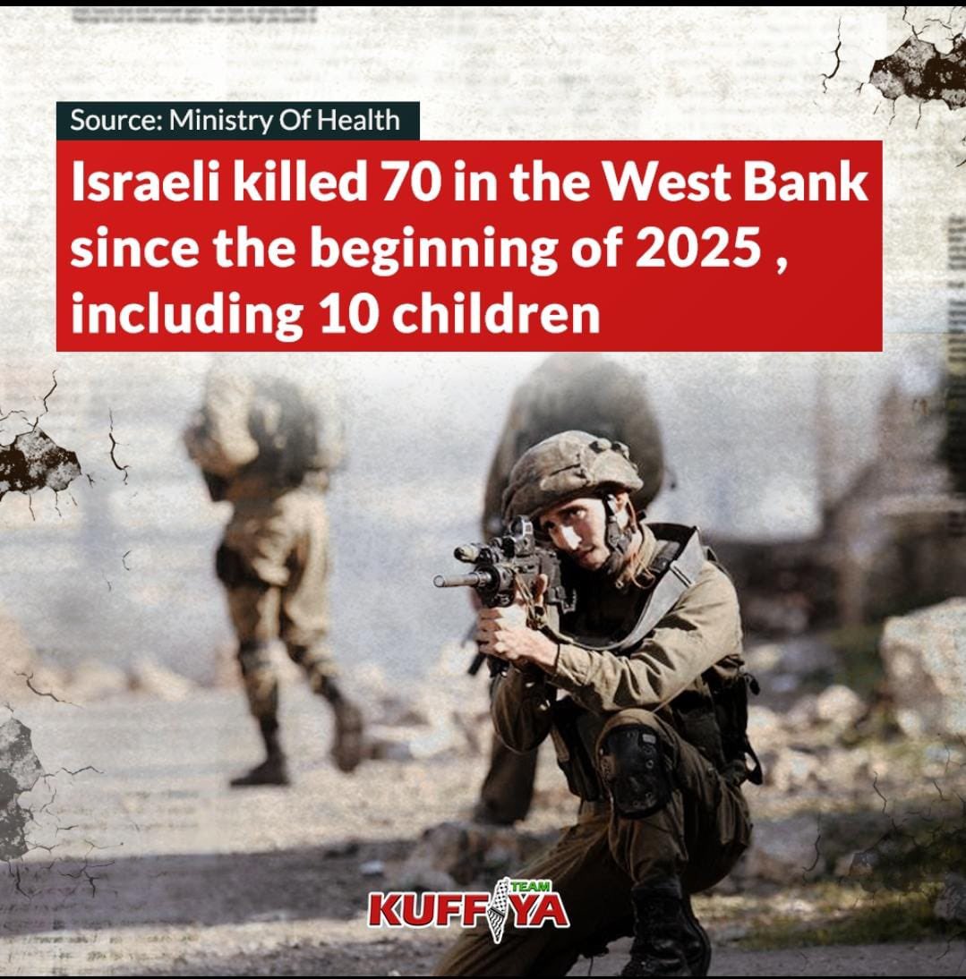 West Bank Deaths: 70 Martyrs Including 10 Children in 2024