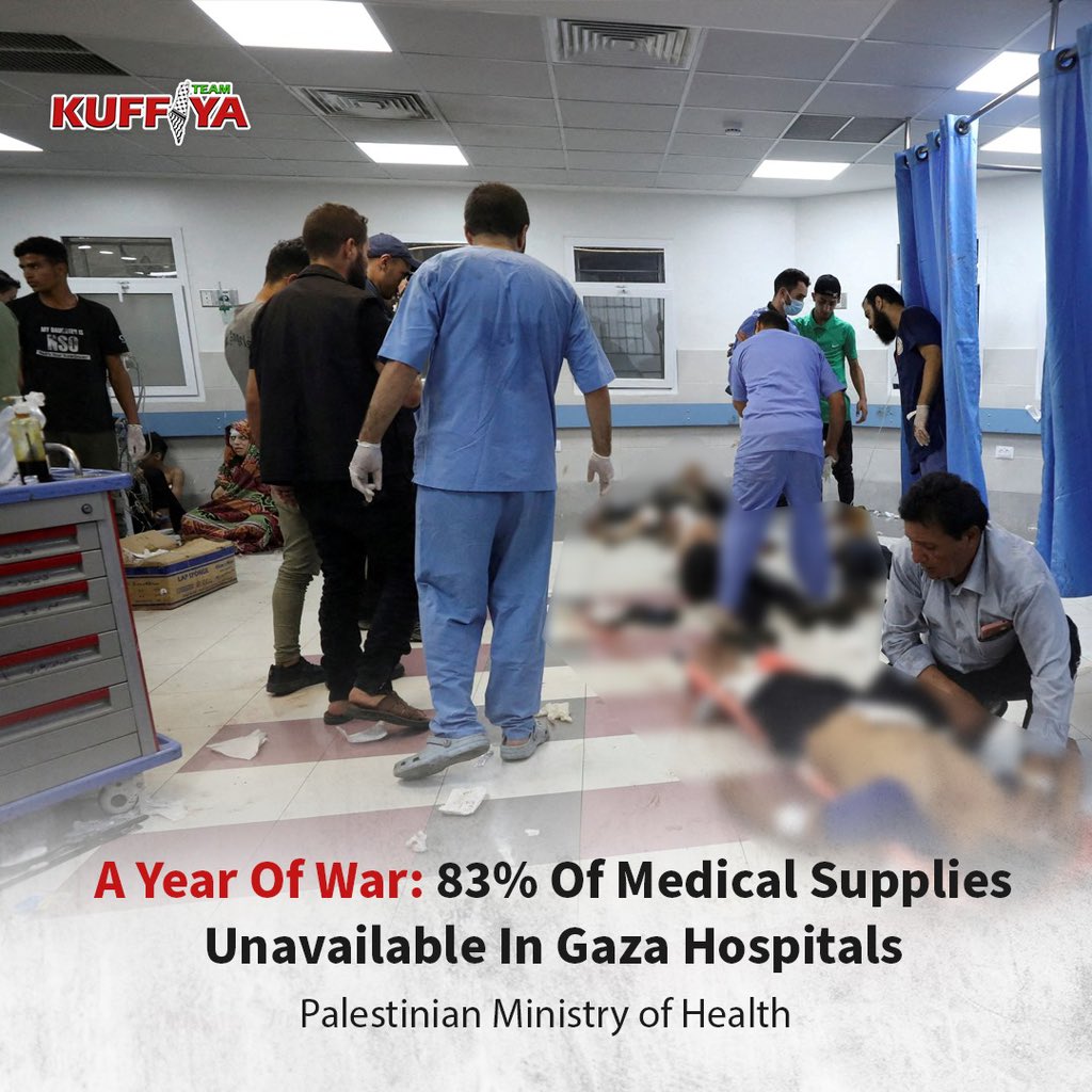 Gaza medical supplies crisis: 83% unavailable in hospitals