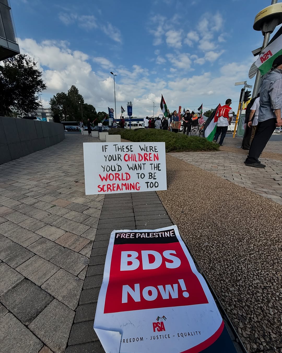 South Africans protest McDonald’s support for Israeli occupation soldiers