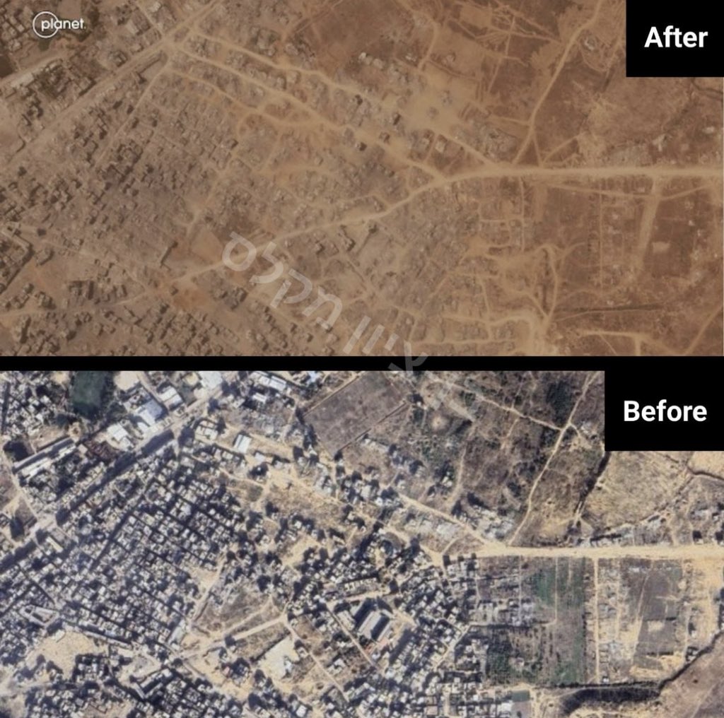 Israeli Military Demonstration Scale in Al Tuffah, Gaza City