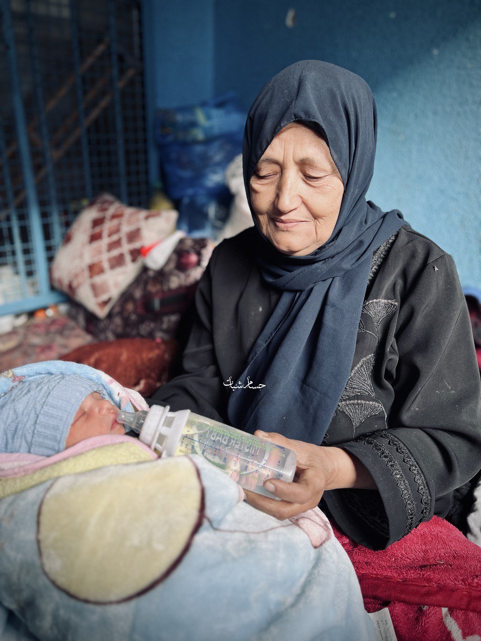 Mother Mourning Three Children Lost in Gaza Bombing