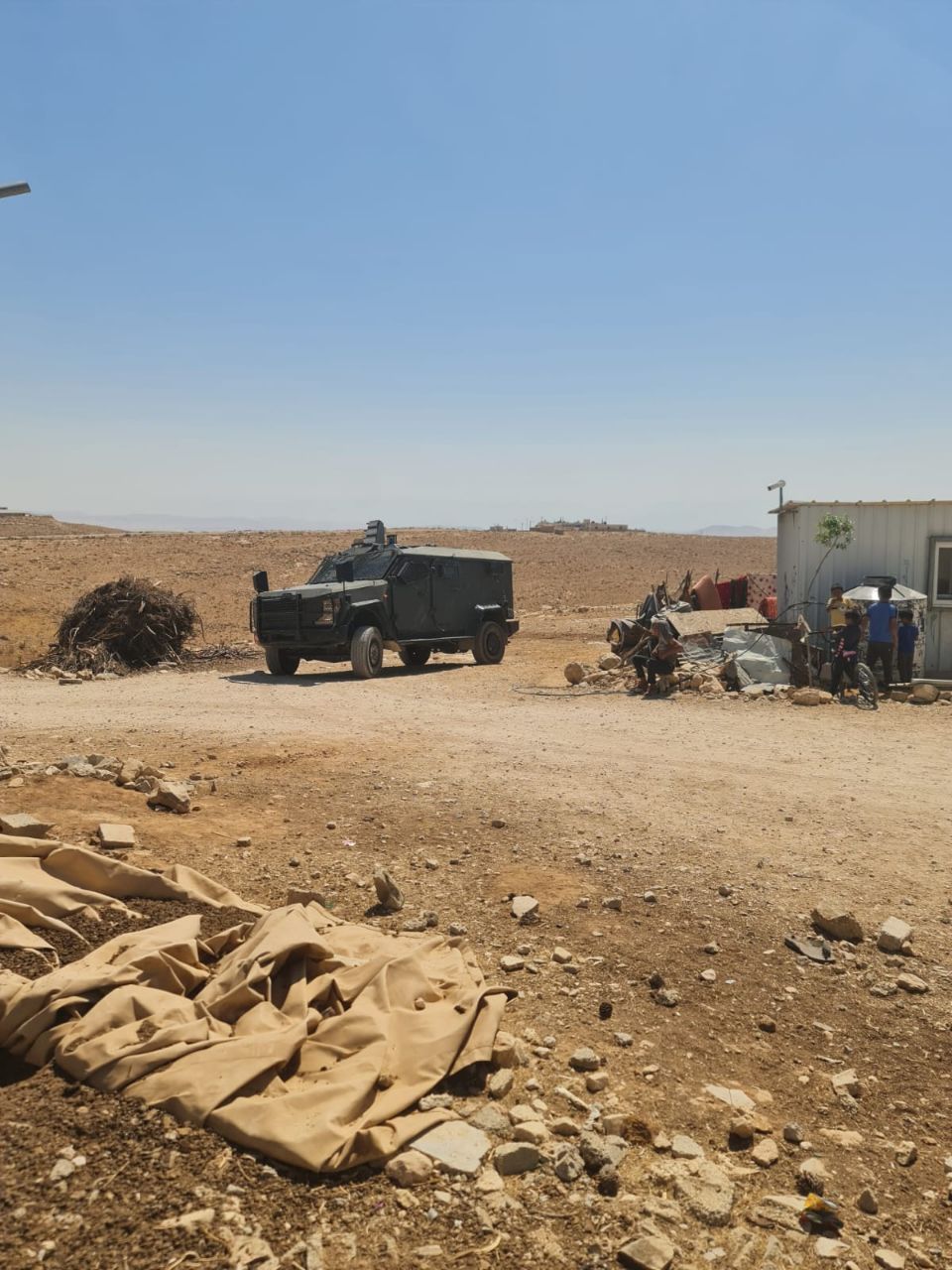 IOF Storms Khirbet Umm al-Khair in Masafer Yatta Third Time Today