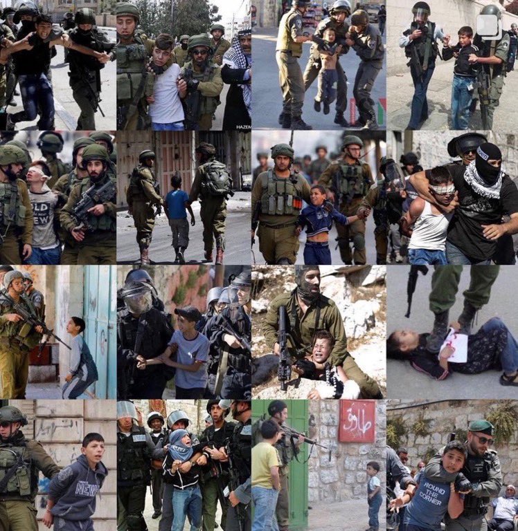 Israeli occupation forces and Palestinian children conflict