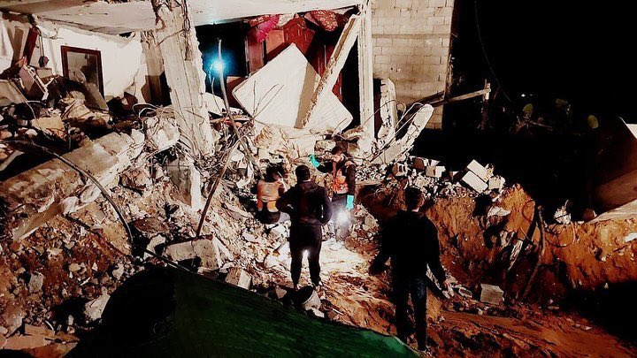 Al-Shaer Family Home Bombed in Rafah Gaza