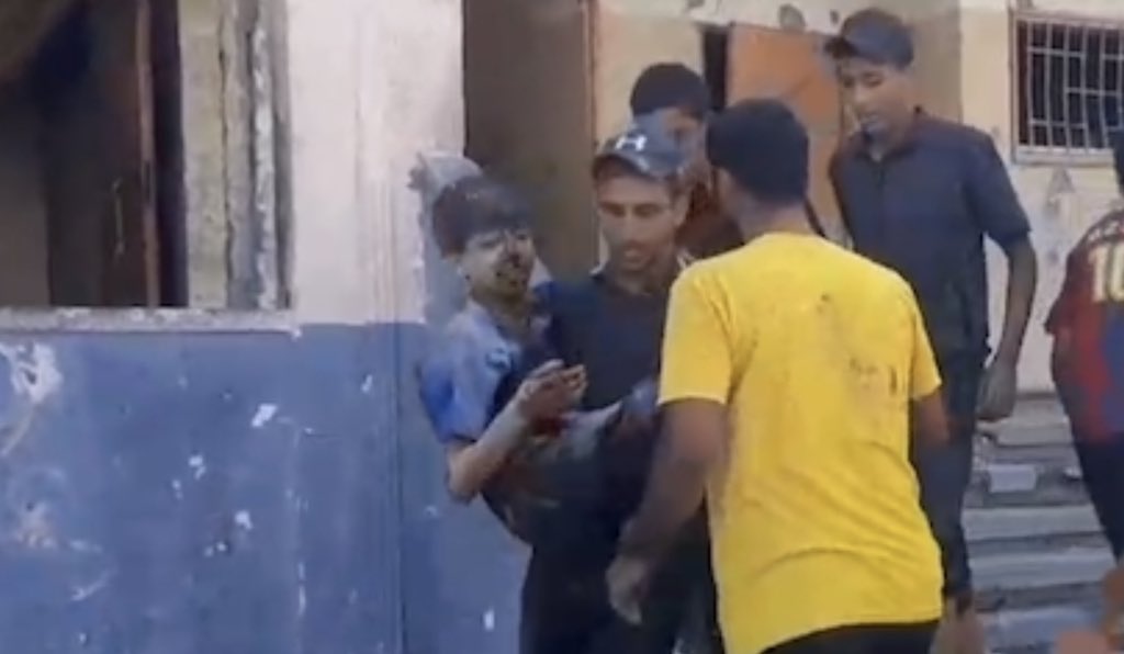 Israeli airstrikes kill 30 displaced persons at Gaza schools
