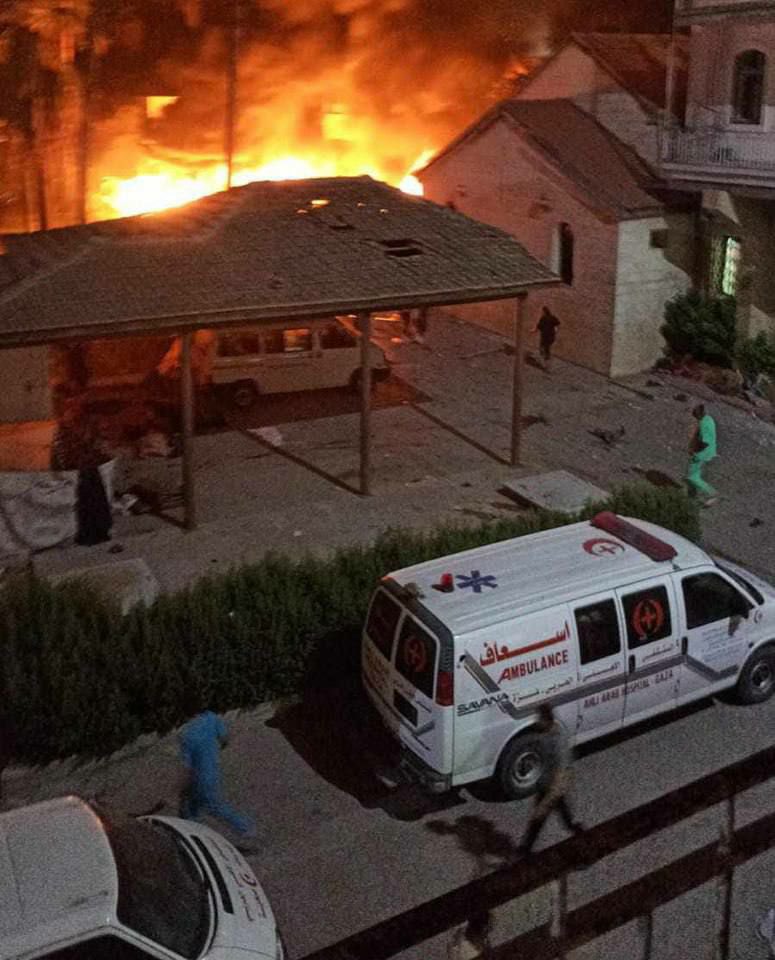 Israeli warplanes bomb Al-Mamdani hospital in Gaza