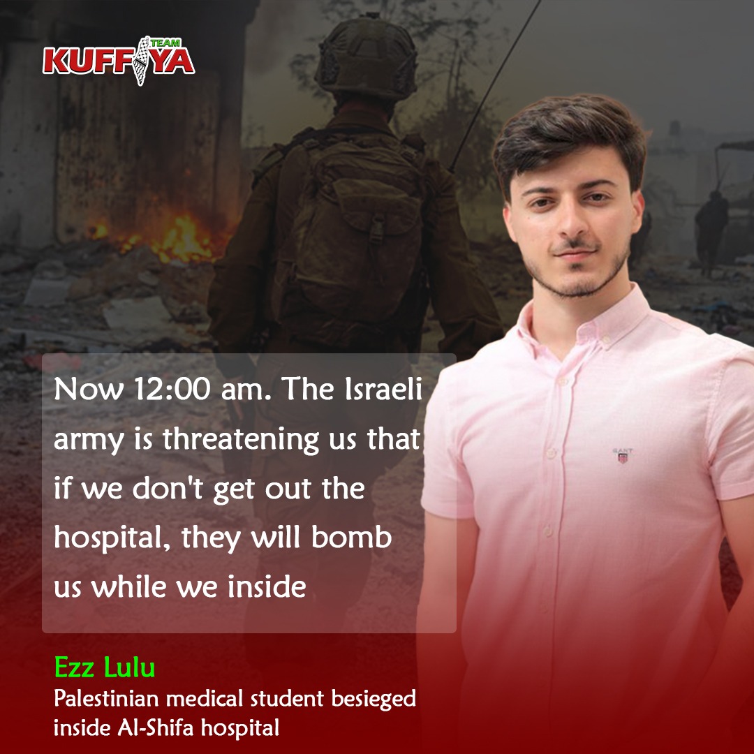 Israeli troops threaten to bomb hospital with medical staff inside