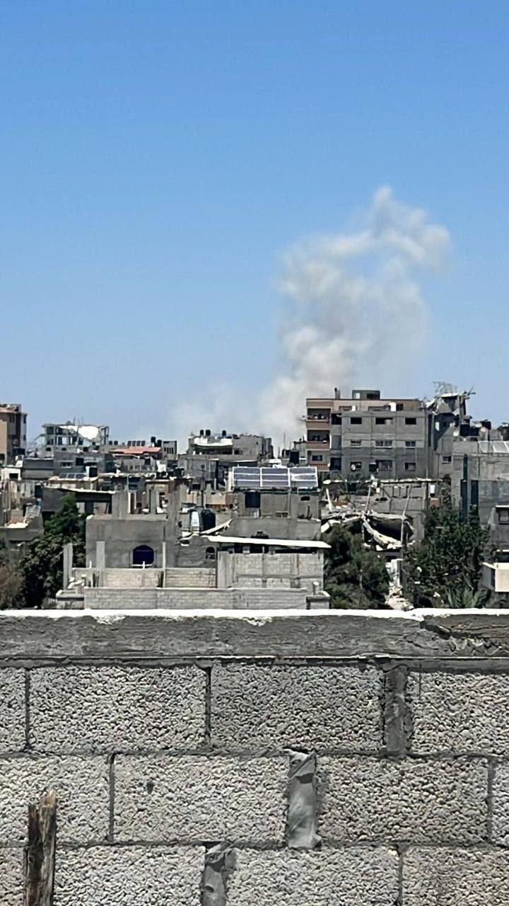 Israeli warplanes conduct heavy airstrikes on Al-Bureij refugee camp