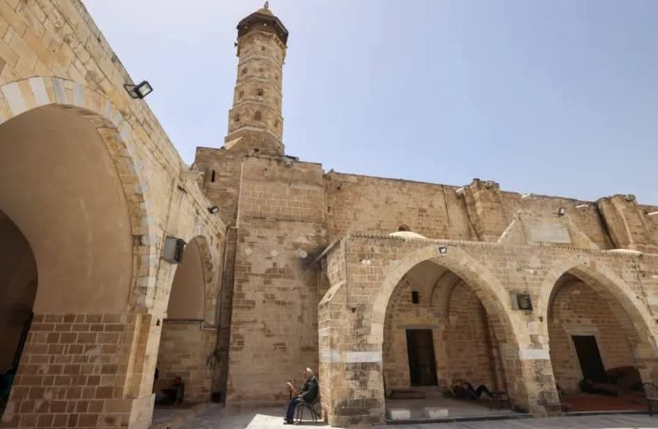 Great Omari Mosque restoration after Israeli bombardment in Gaza