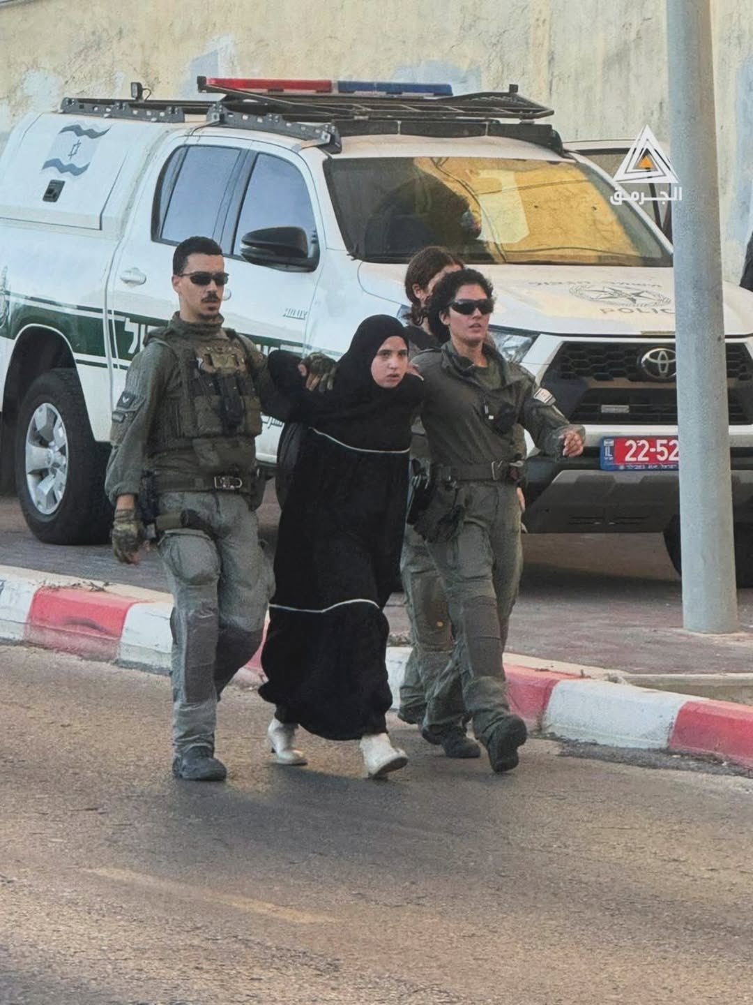 Israeli Forces Arrest Palestinian Girl at Gaza Solidarity Protest
