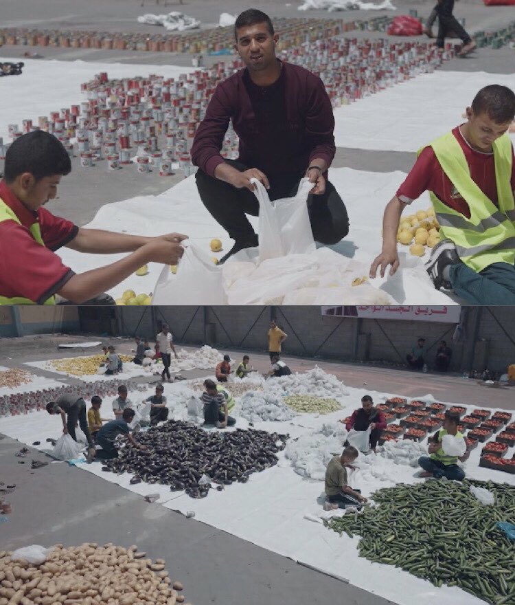 Food Aid Distribution Campaign for Displaced Persons Gaza