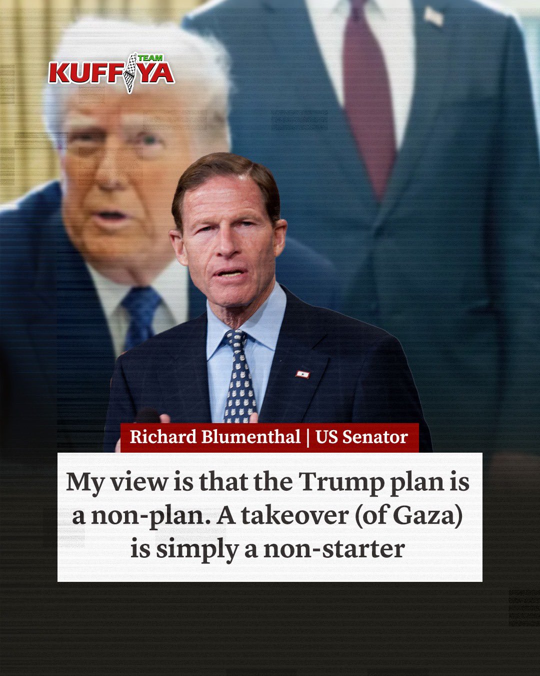 Senator Blumenthal Calls Trump Gaza Takeover Plan Non-Starter