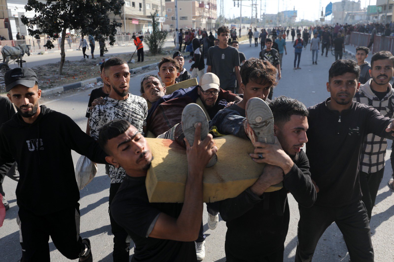 Israeli Forces Fire on Starving Palestinians at Aid Point