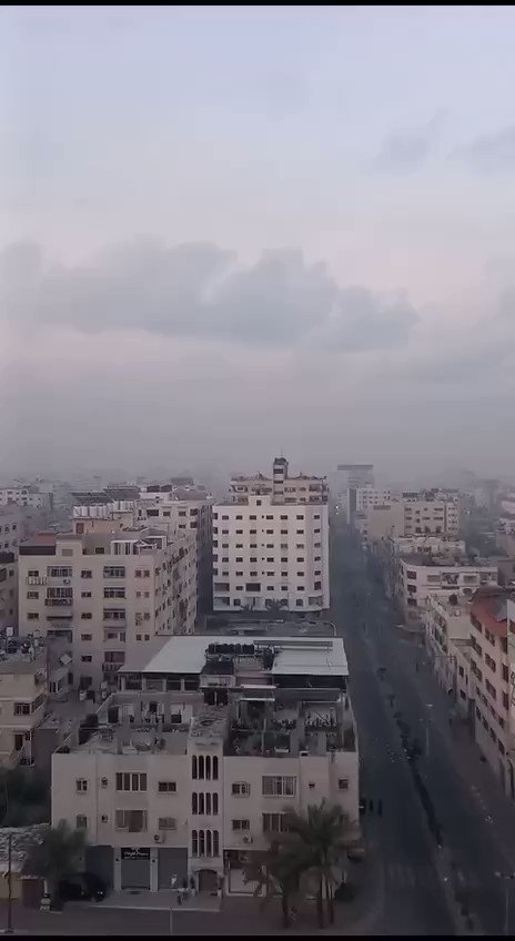 Israeli warplanes destroy residential towers in Gaza