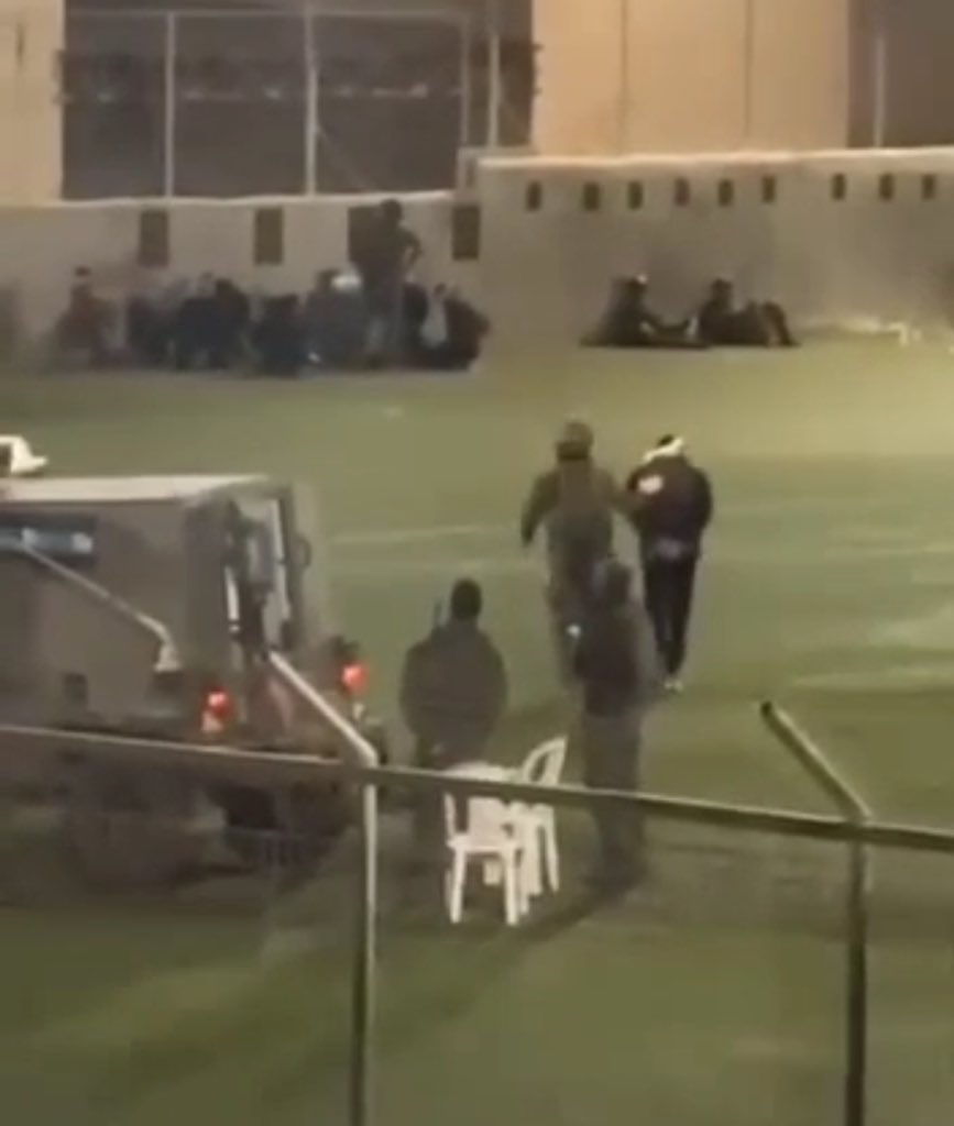 Israeli Forces Convert West Bank Stadium to Interrogation Centre