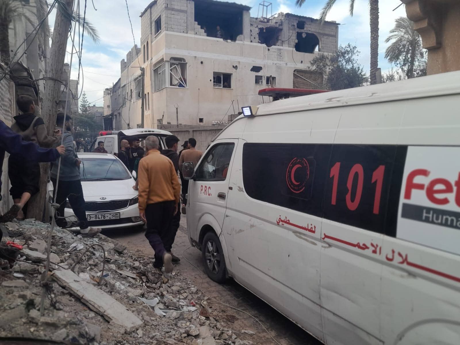 Strike reported west of Deir al-Balah Gaza