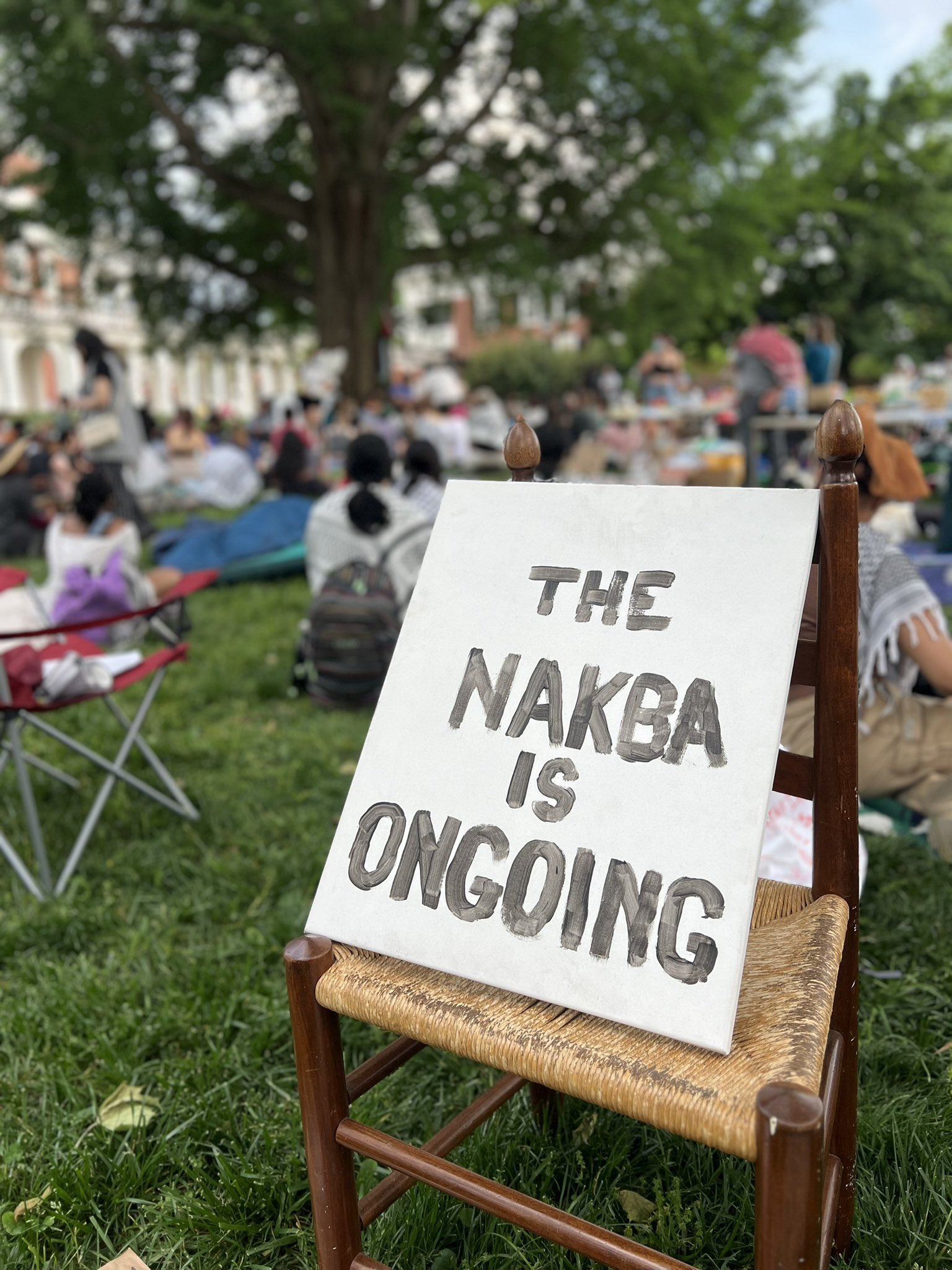 UVA Students Hold Vigil for Palestinians Killed in Gaza
