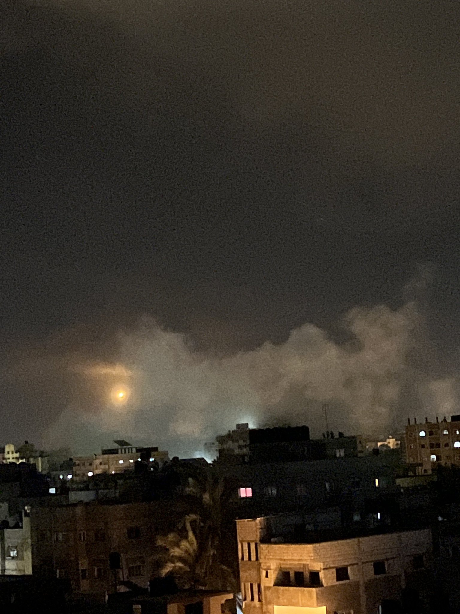 Hundreds of meters away from Gaza location