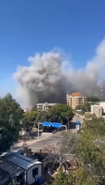 Israeli airstrike north Beirut kills three wounds nine