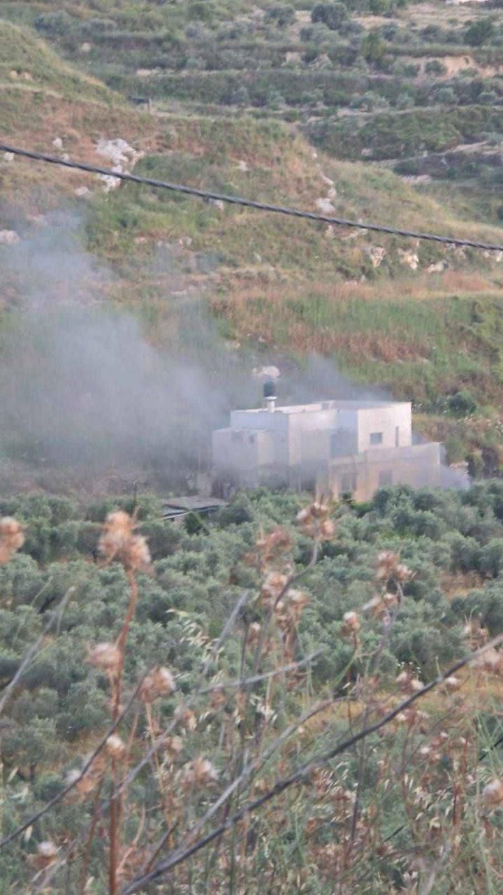 Israeli Settlers Set Fire to Palestinian Home in Burqa