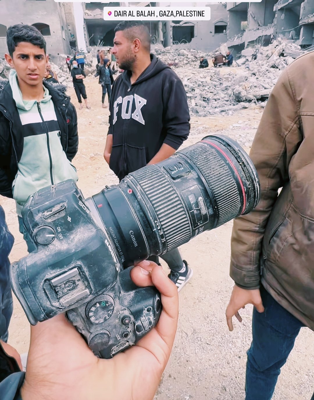 Late Photojournalist Muhammad Yaghi’s Camera and Wedding Band