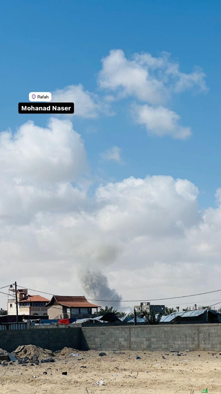 Israeli Artillery Shells Al-Saudi Neighborhood in Rafah, Kills Displaced Palestinians