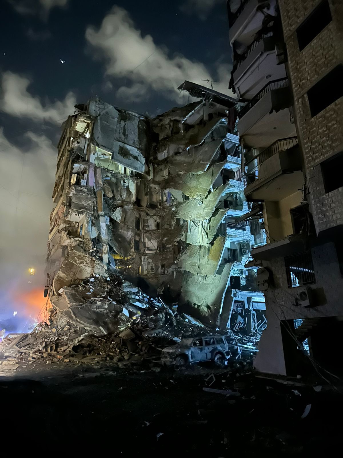 Israel strikes civilian buildings in Beirut overnight