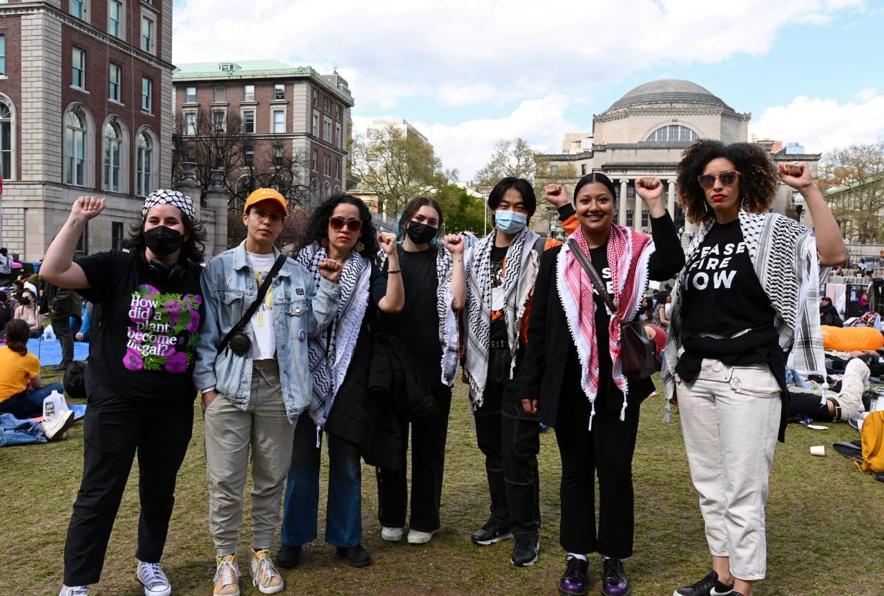 NYC Council Members Join Columbia Gaza Solidarity Encampment