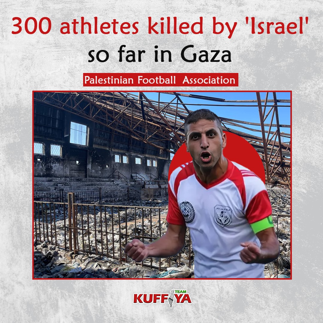 300 Palestinian Athletes Killed in Gaza War, Football Association Reports