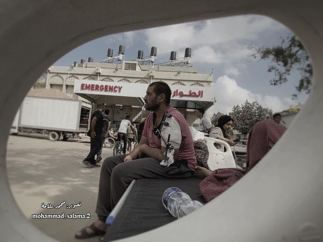 Medical evacuation from European Hospital after Israeli ground assault
