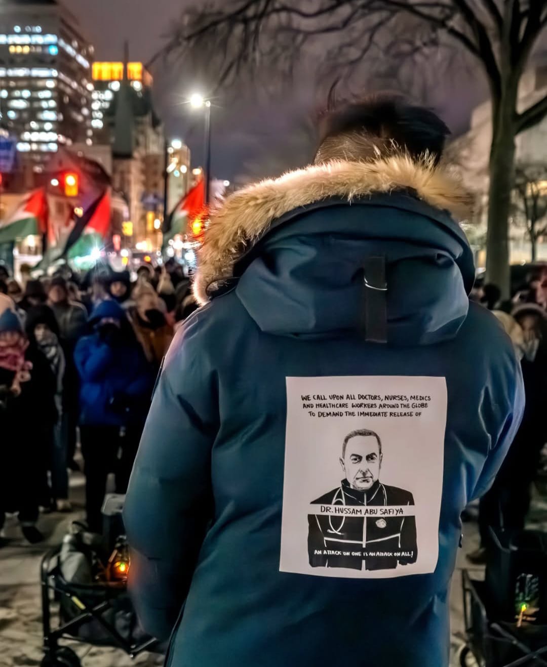 Ottawa Protest Supports Healthcare Workers, Demands Dr. Abu Safiya’s Release