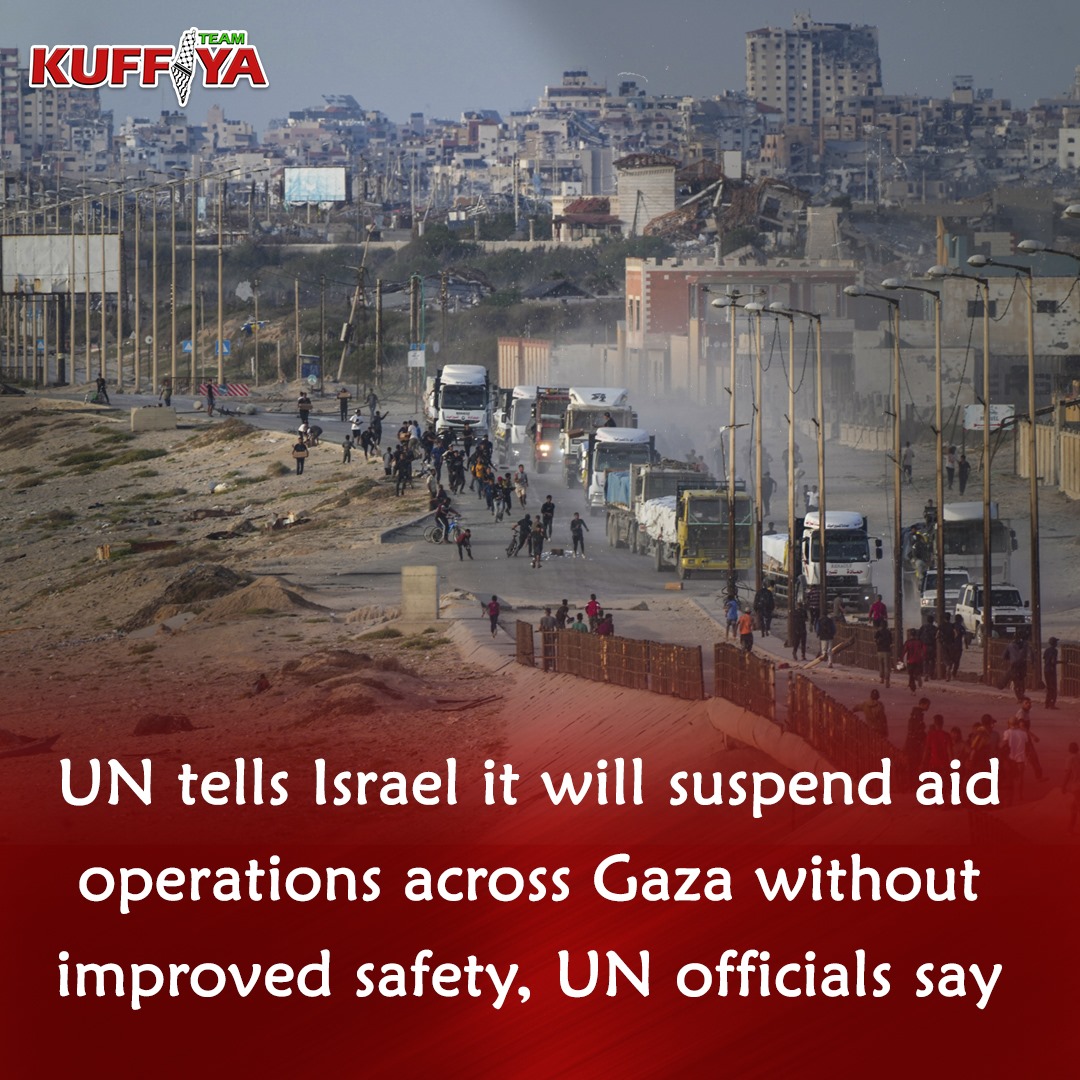 UN Threatens to Suspend Gaza Aid Operations Over Worker Safety