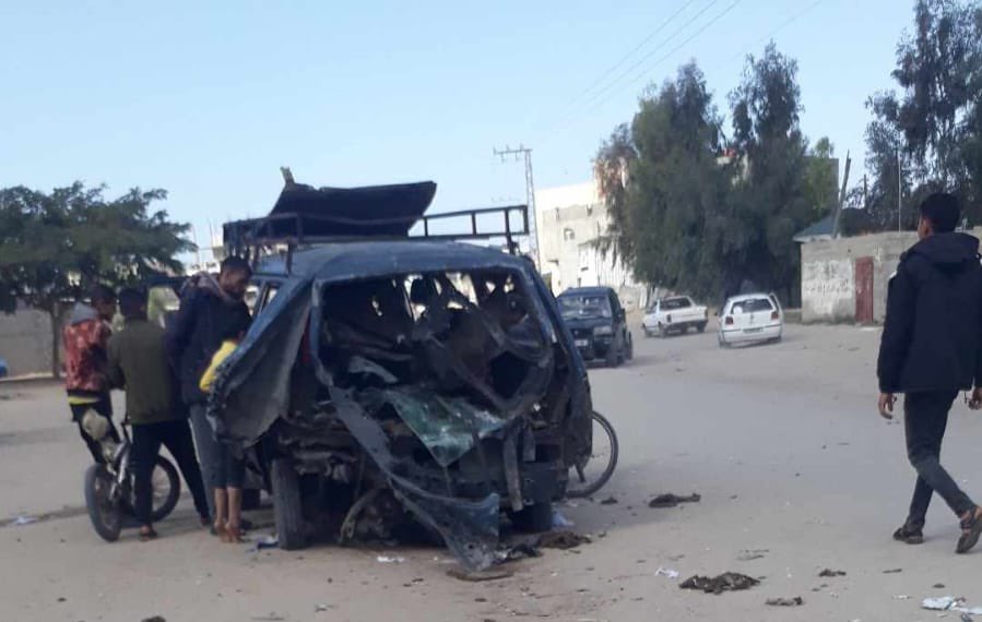 Israeli bombing kills two, wounds many in Rafah civilian vehicle