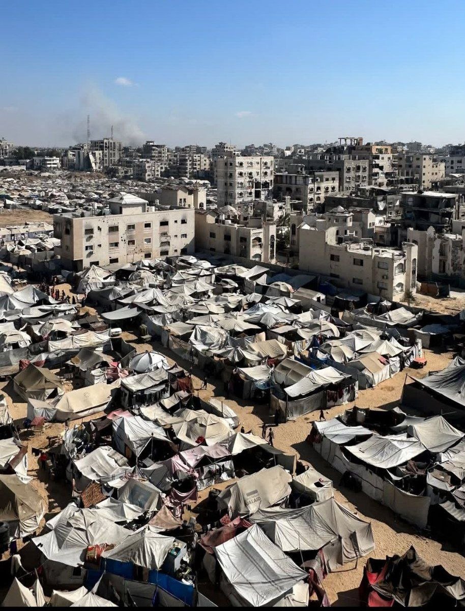 Humanitarian crisis in Karama Strip overcrowded tents
