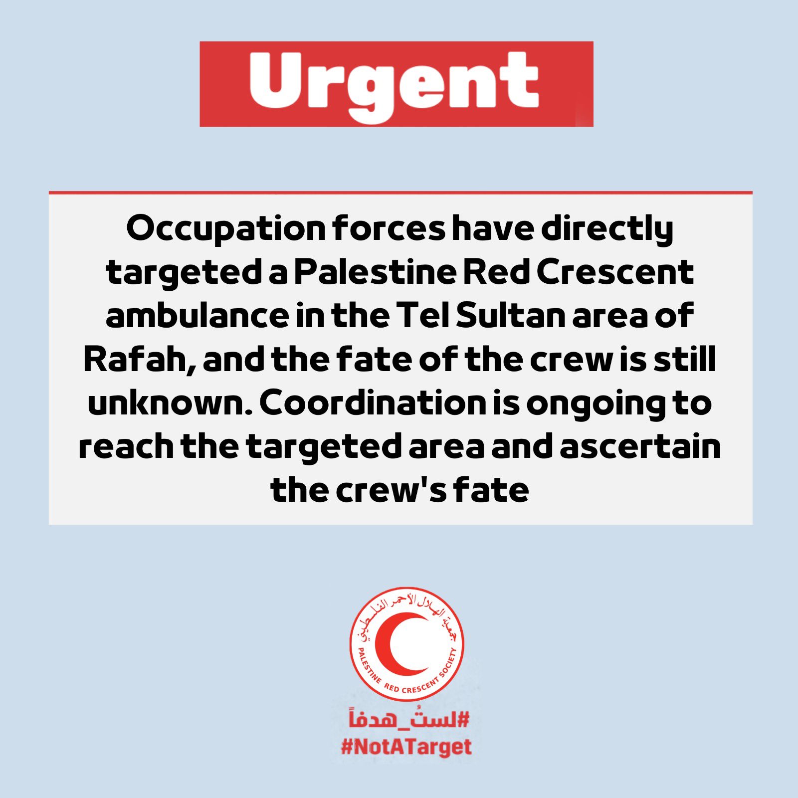 Israel kills two Red Crescent paramedics in Rafah ambulance