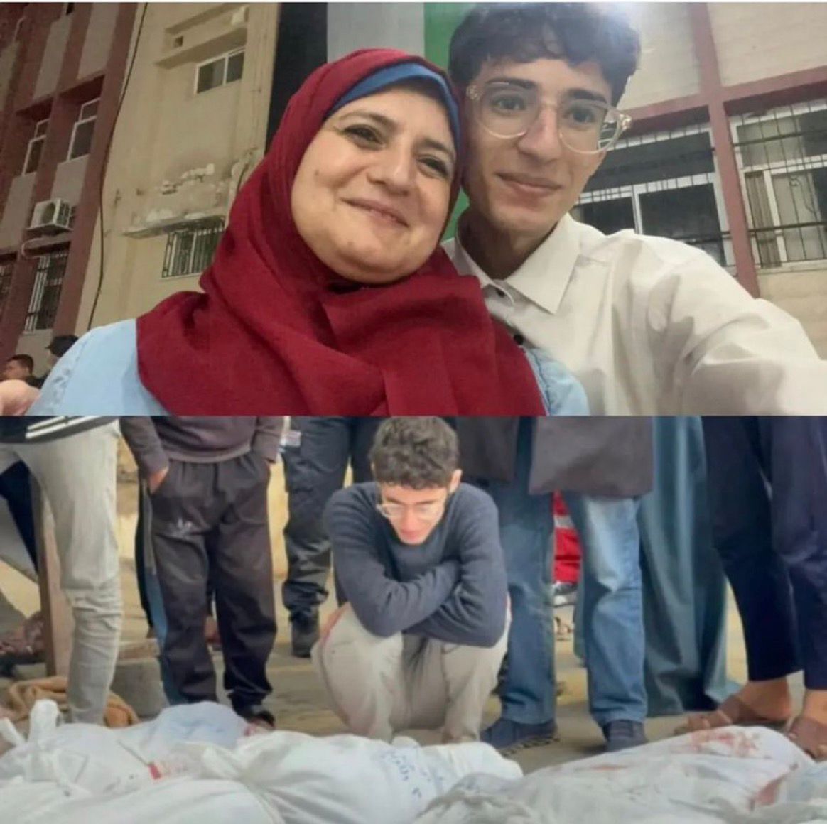 Palestinian son mourns mother killed in Gaza conflict