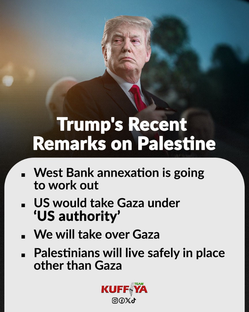 Trump pursues Gaza takeover and West Bank Israeli annexation plans