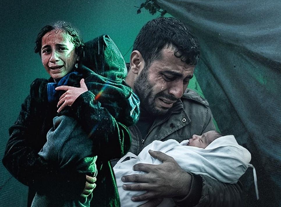 31 Deaths in Gaza from Cold and Building Collapses