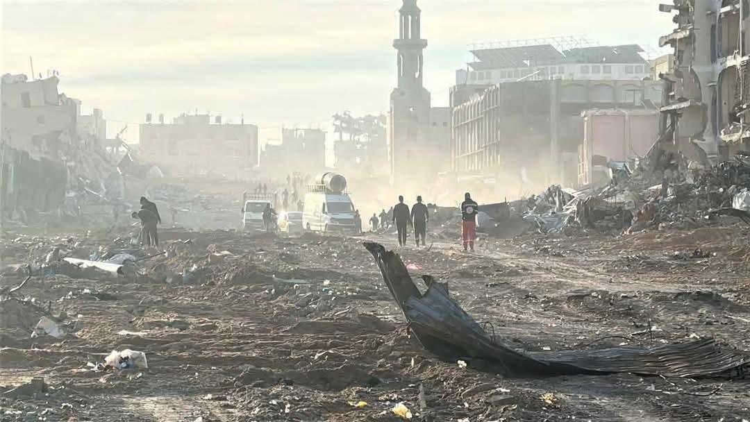 Massive destruction in northern Gaza Strip