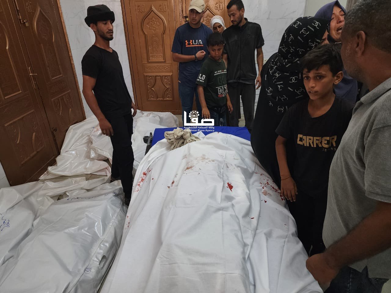 Twenty Martyrs Bodies Accumulated in Nasser Hospital Morgue