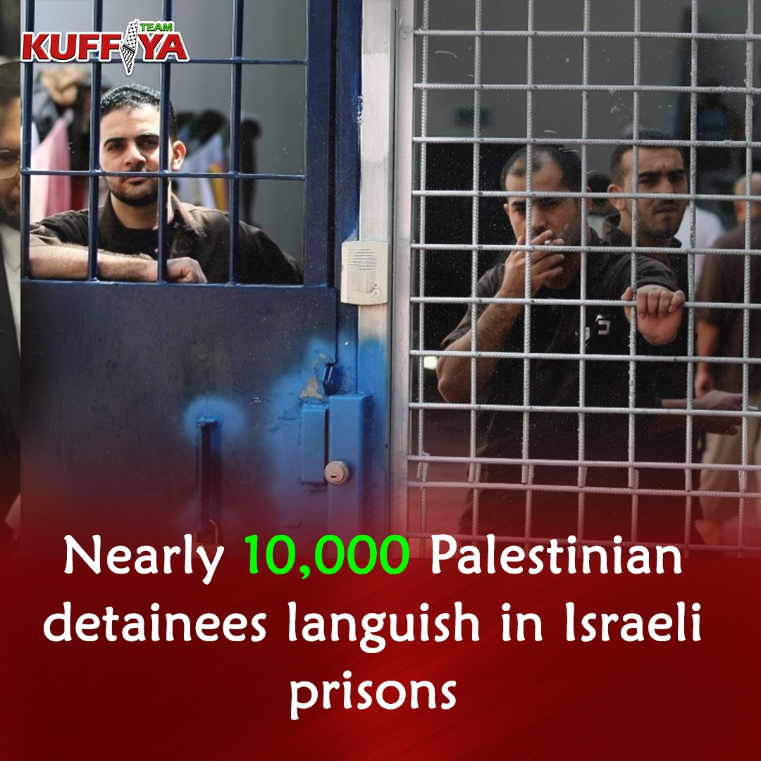 Palestinian Detainees in Israeli Prisons Estimated at 9,900