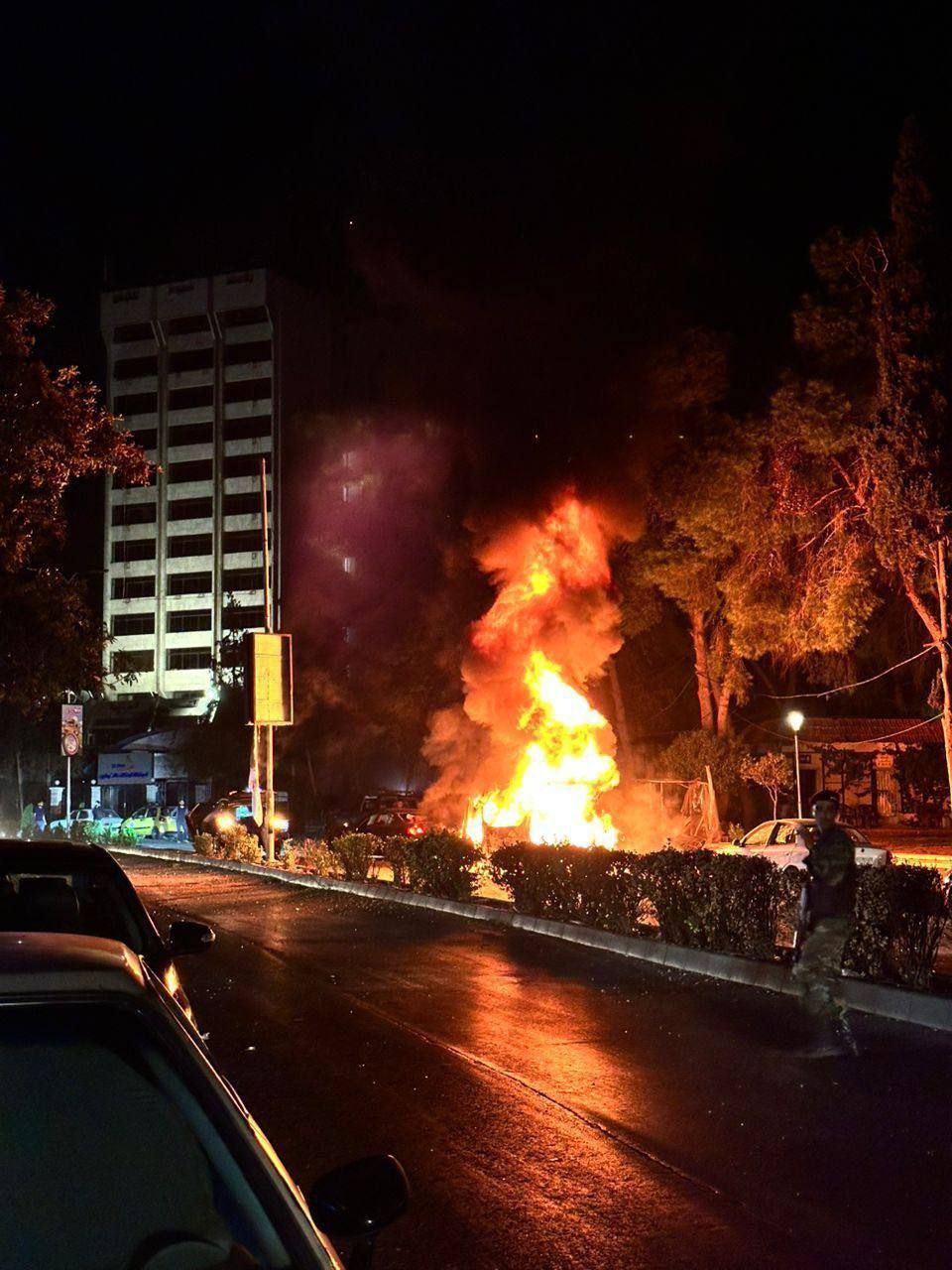 Israel conducts second bombing raid on Damascus tonight