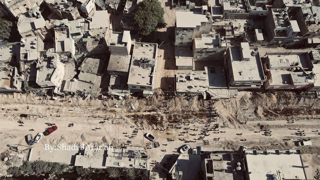 Aerial Photos Show Destruction in Nour Shams Refugee Camp