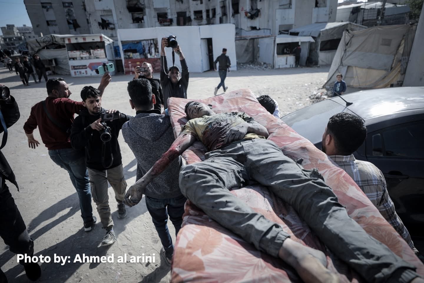 Child Death at Al-Shifa Hospital Gaza City Raid
