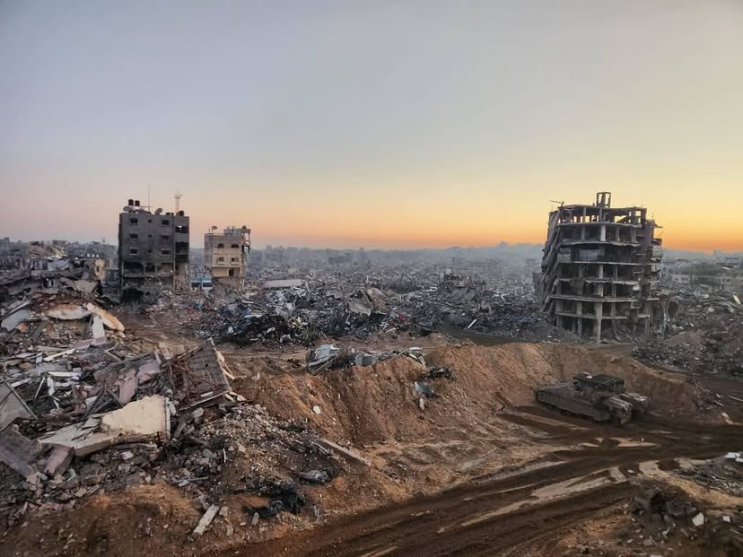 Massive destruction in Jabalia refugee camp, north Gaza