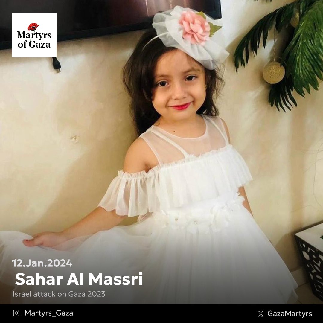 Sahar Al Massri: Child Casualty of January 2024 Bombing