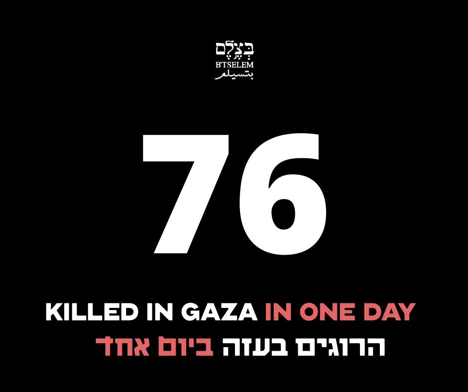 Israeli military kills 76 in Gaza amid humanitarian aid wait