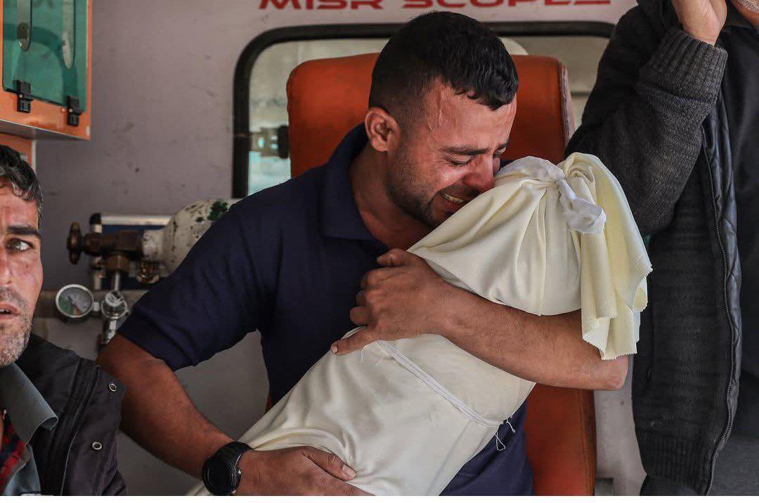 Gazan father’s final moment with killed daughter